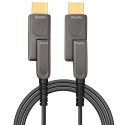 Detachable HDMI 2.0 AOC, Type D-D, Hybrid 18Gbps 4K60 HDMI 2.0 Active Optical Cable