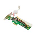 PCIe x1 to PCI Adapter Card with PEX8112 Chipset