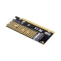 PCIe x16 to M.2 M-key NVMe SSD Adapter