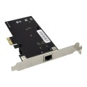 PCIe x1 1-port RJ45 POE+ Gigabit Server Network Card with Intel WGI210ATChip