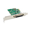 PCIe x1 1-port DB25 LPT Printer Parallel Adapter Card with WCH CH382L Chipset