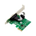 PCIe x1 AX99100 1-port DB9 RS232 Serial Adapter Card with 16950 UART