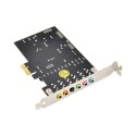 PCIe x1 7.1 Channel HiFi Surround Sound card