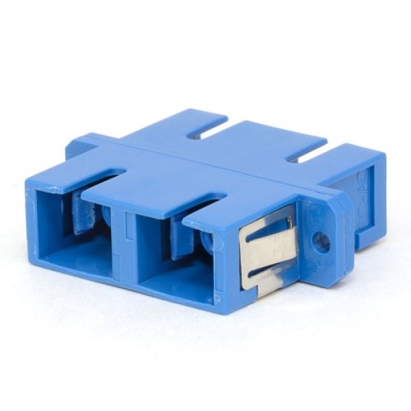 SC Duplex Plastic Fiber Optic Adapter