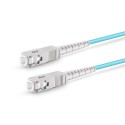 Armored Simplex OM3 50/125 Multimode Fiber Optic Patch Cable