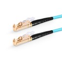 Armored Simplex OM3 50/125 Multimode Fiber Optic Patch Cable