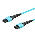 Multimode MPO-12 (Female) to MPO-12 (Female) Trunk Cable (12 Fiber, 50/125 OM3, Type B, LSZH)