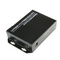 Single Fiber Gigabit Ethernet WDM / BiDi Fiber Media Converter, 1-port Fiber & 4-port RJ45, Tx:1490nm/Rx:1550nm, Singlemode, 80km